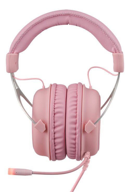 Deltaco Gam-030-P Auriculares Alámbrico Diadema Juego Usb Tipo A Rosa
