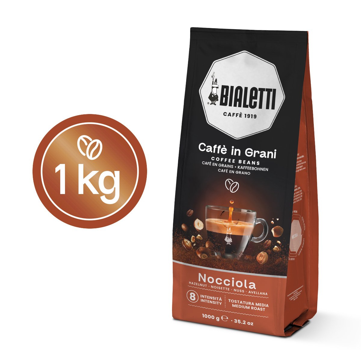 EAN 8006363076326 - Bialetti Nocciola 1 kg imagen 1