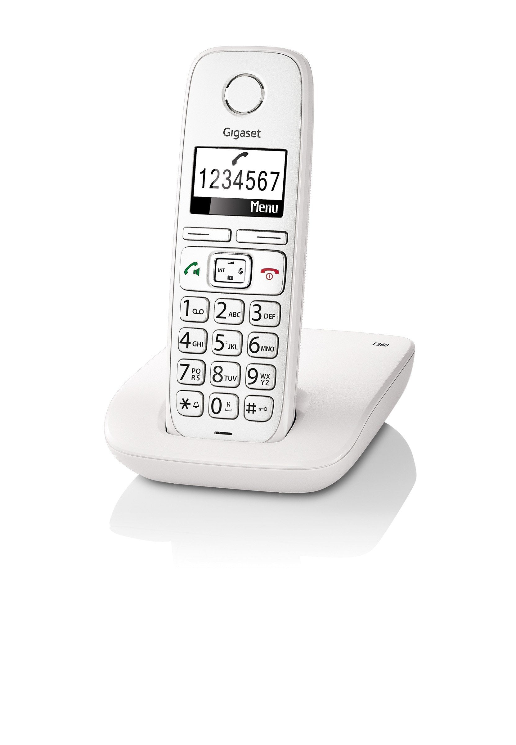 EAN 4250366849195 - Gigaset E260 Teléfono DECT Identificador de llamadas Blanco imagen 3