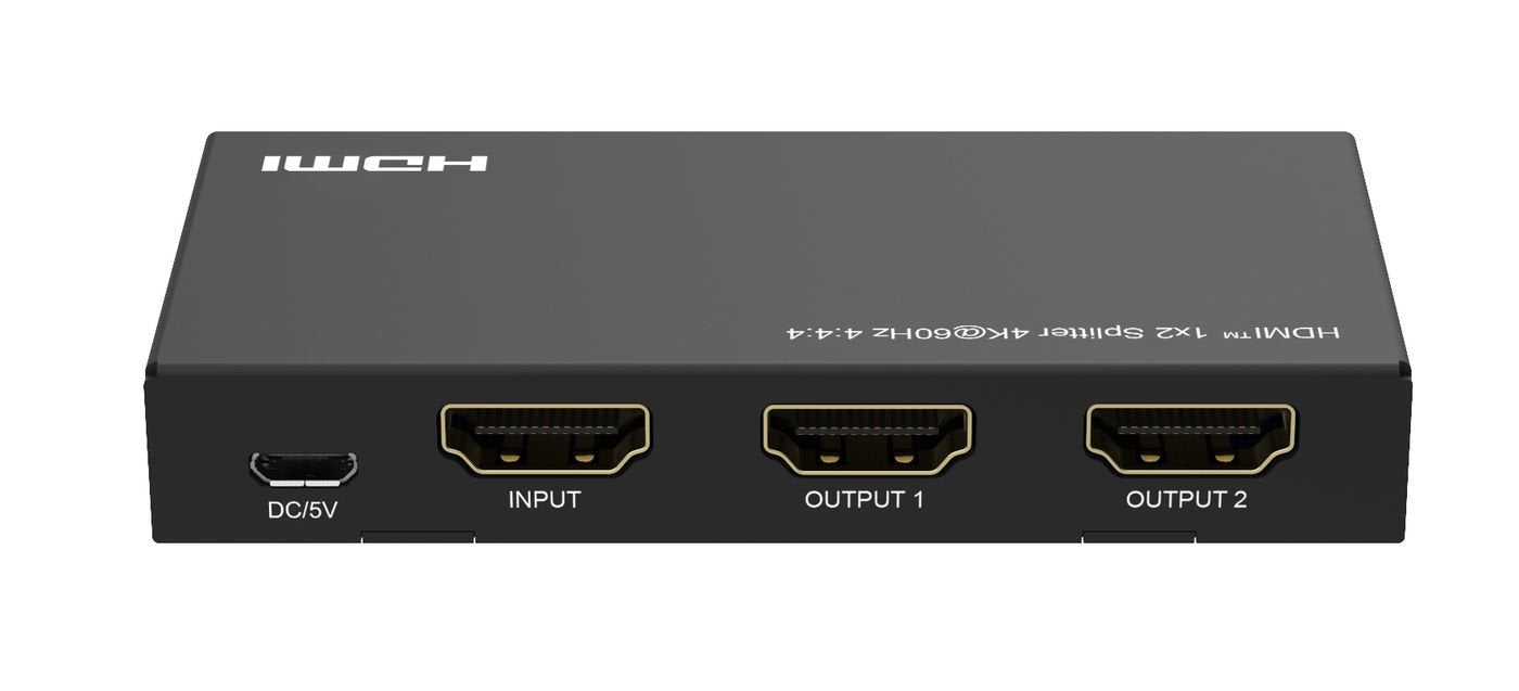 4k@60hz Hdmi Splitter 1x2, - 4:4:4 - Warranty: 300m