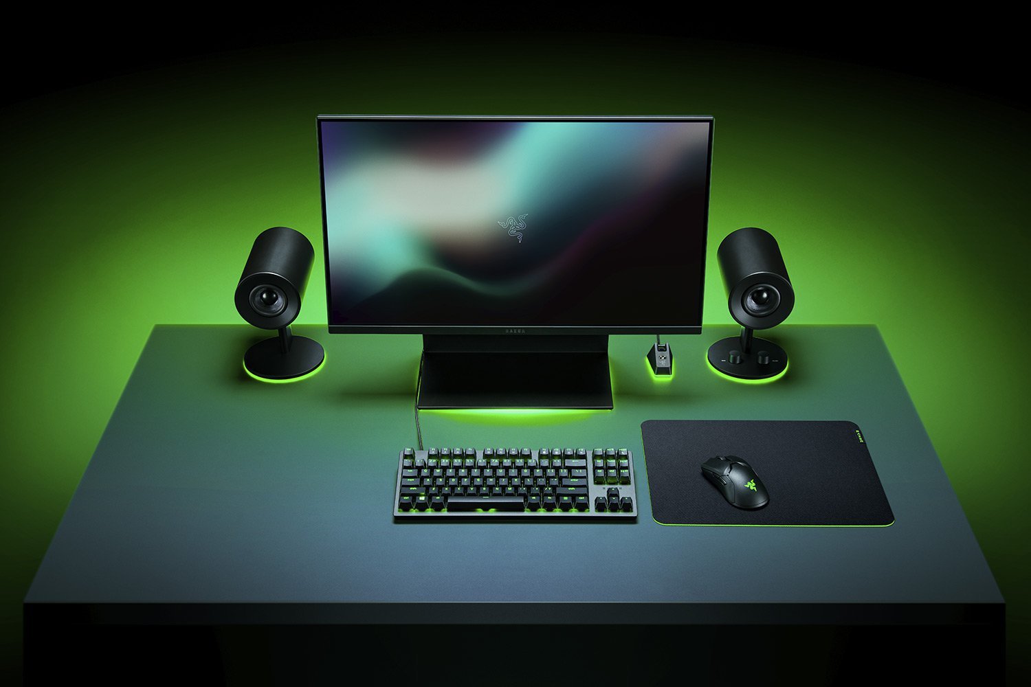 EAN 8886419318538 - Razer Gigantus V2 - Medium Alfombrilla de ratón para juegos Negro, Verde imagen 6