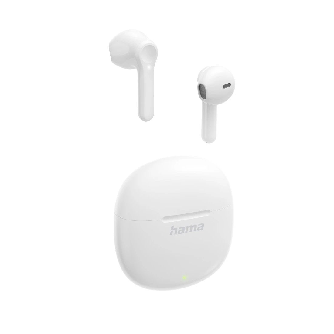 Auricular Intrauditivo Bluetooth Hama Action One Blancos Tws Hasta 20h Microfono Tactil
