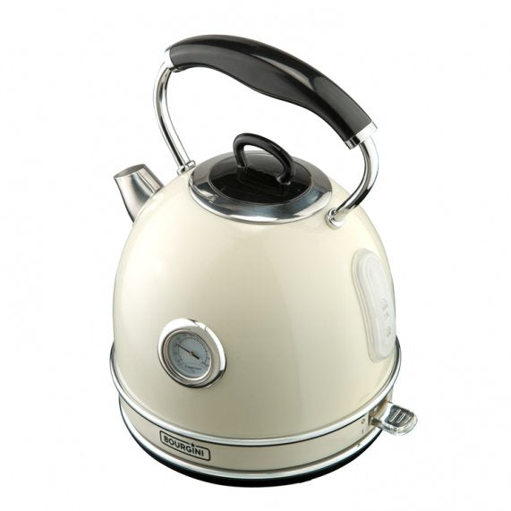 Termo Calentador De Agua Bourgini Nostalgic Thermo Kettele Crema 1.7l