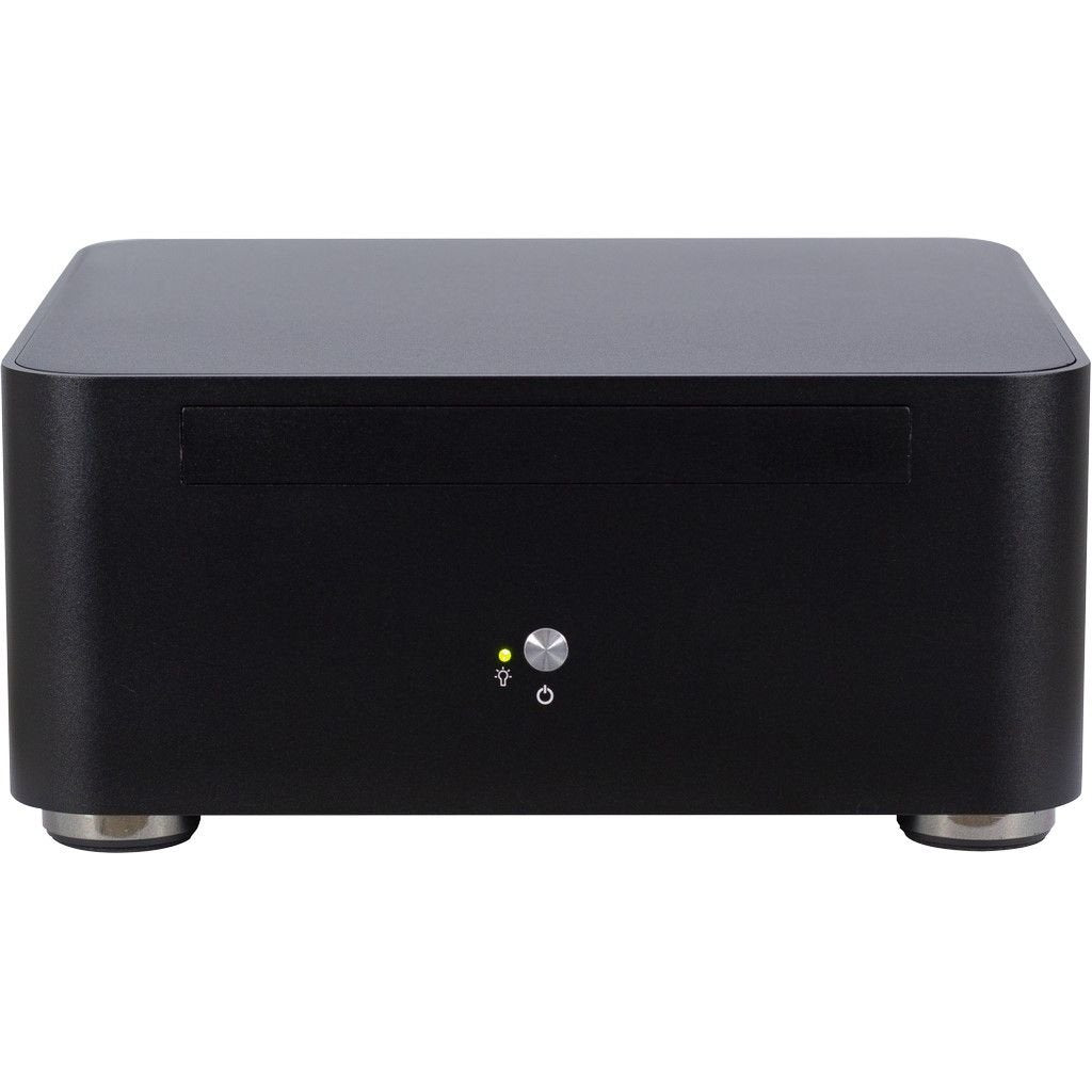 Inter-Tech Itx A80s Mini Tower Negro 60 W, Caja Htpc Negro, Mini Tower, Pc, Negro, Itx, Aluminio, 4 Cm