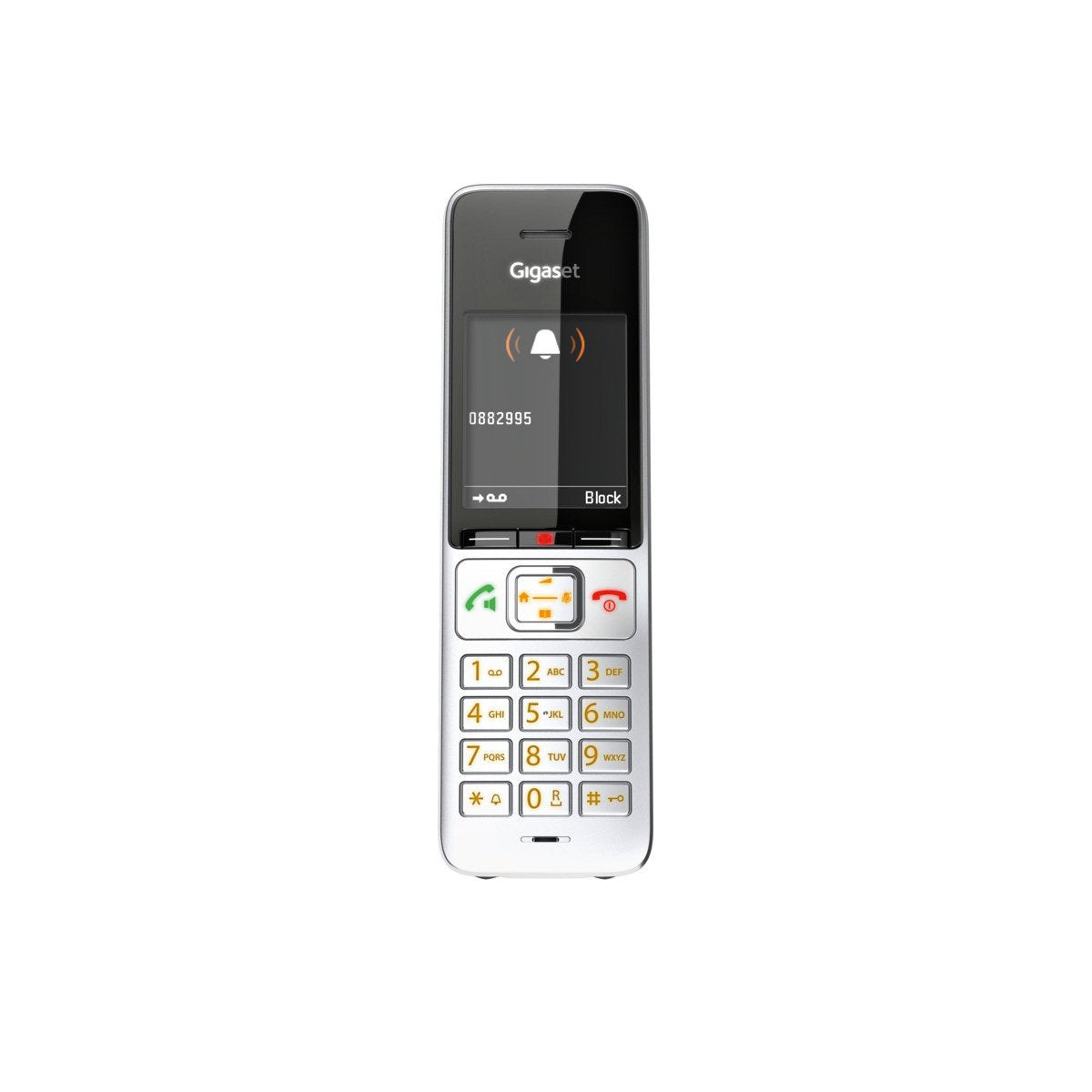 Gigaset Comfort 500a Duo Teléfono Dect/Analógico Identificador De Llamadas Negro, Plata