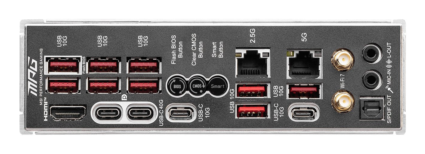 EAN 4711377253536 - MSI MPG X870E CARBON WIFI placa base AMD X870E Zócalo AM5 ATX imagen 5