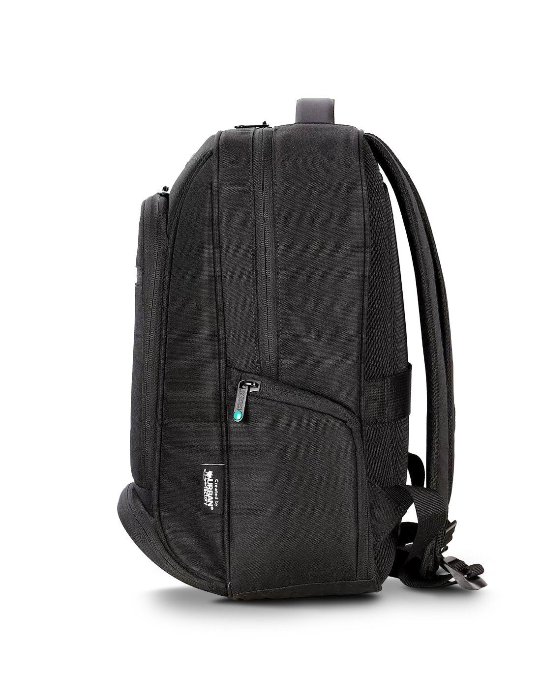 Urban Factory Mixee Mochila Compacta Para Portatil Hasta 14" - Ecologica - Negro