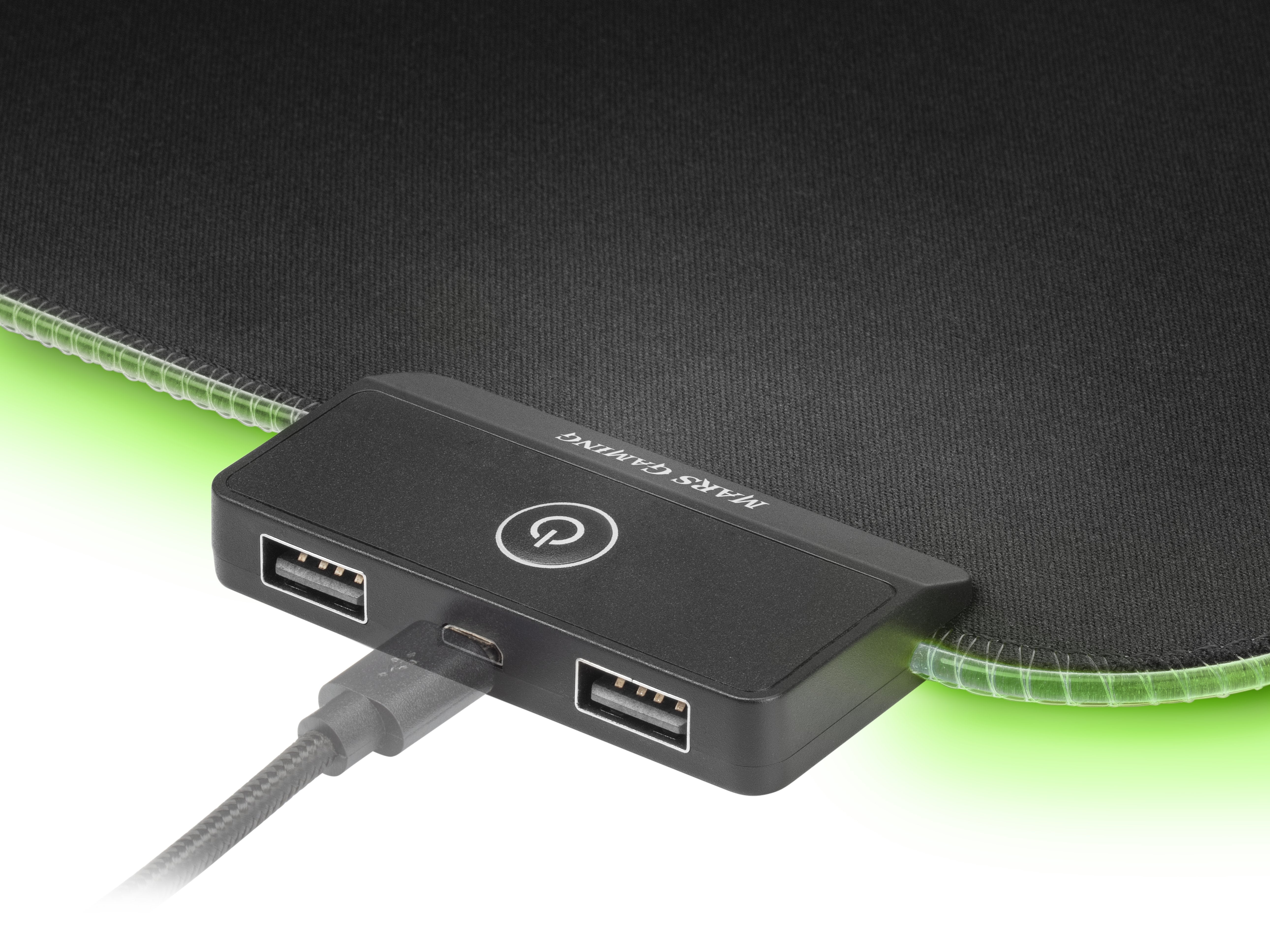 Alfombrilla Mars Gaming Mmprgb2 Con Iluminación Led 800 X 300 X 4mm