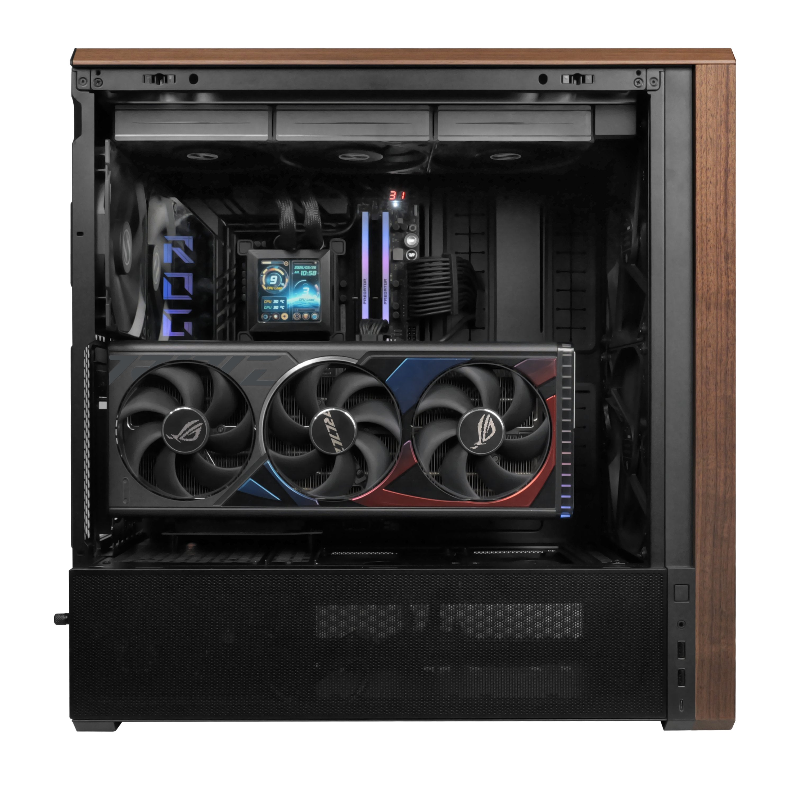 EAN 4718466015853 - Lian Li Lancool LAN217X carcasa de ordenador Midi Tower Negro, Madera imagen 18