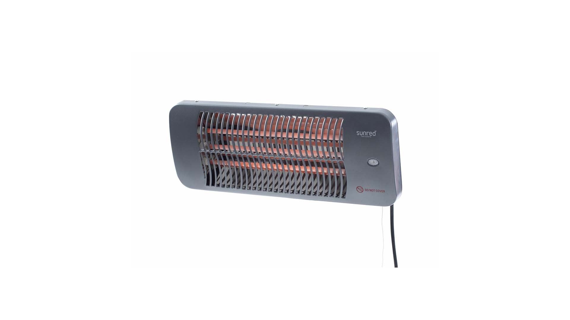 EAN 8719956290688 - Sunred LUG-2000W calefactor eléctrico Exterior Negro Calefactor eléctrico de cuarzo imagen 3
