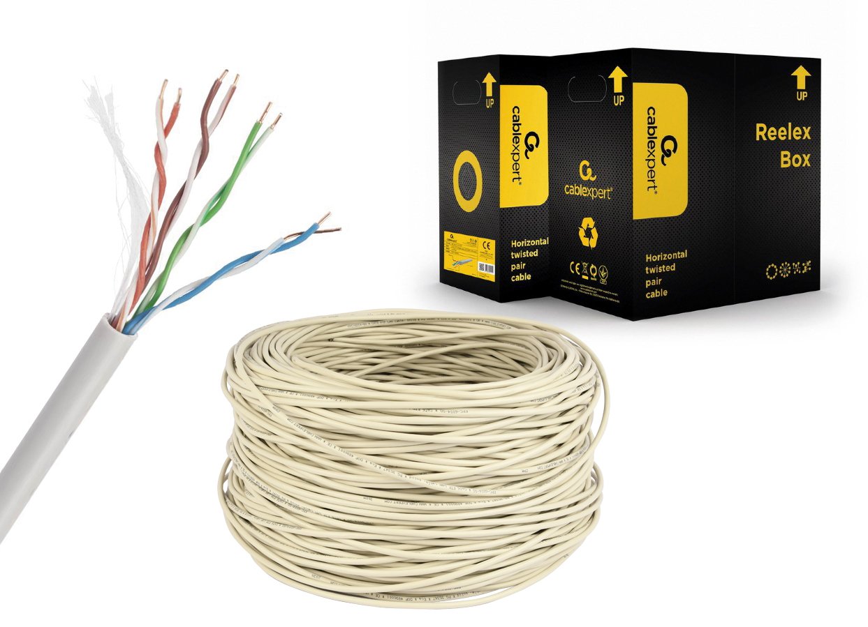 EAN 8716309091411 - Gembird UPC-5004E-SO-LSZH cable de red Gris 305 m Cat5e U/UTP (UTP) imagen 3