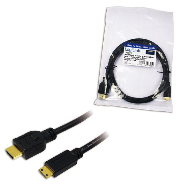 EAN 4052792005868 - LogiLink CH0022 cable HDMI 1,5 m HDMI tipo A (Estándar) HDMI Type C (Mini) Negro imagen 2