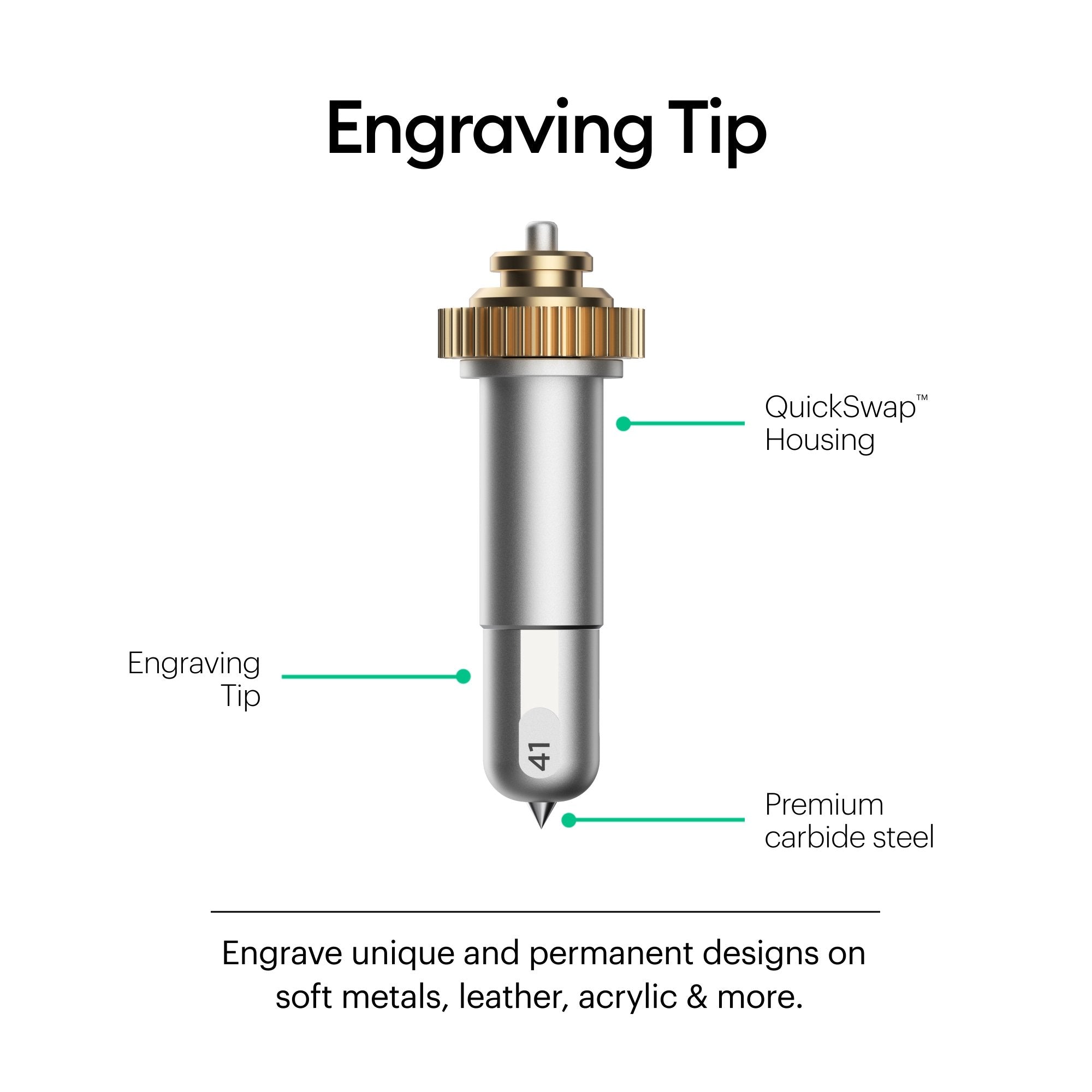 EAN 0093573039324 - Cricut Engraving Tip + QuickSwap Housing imagen 2