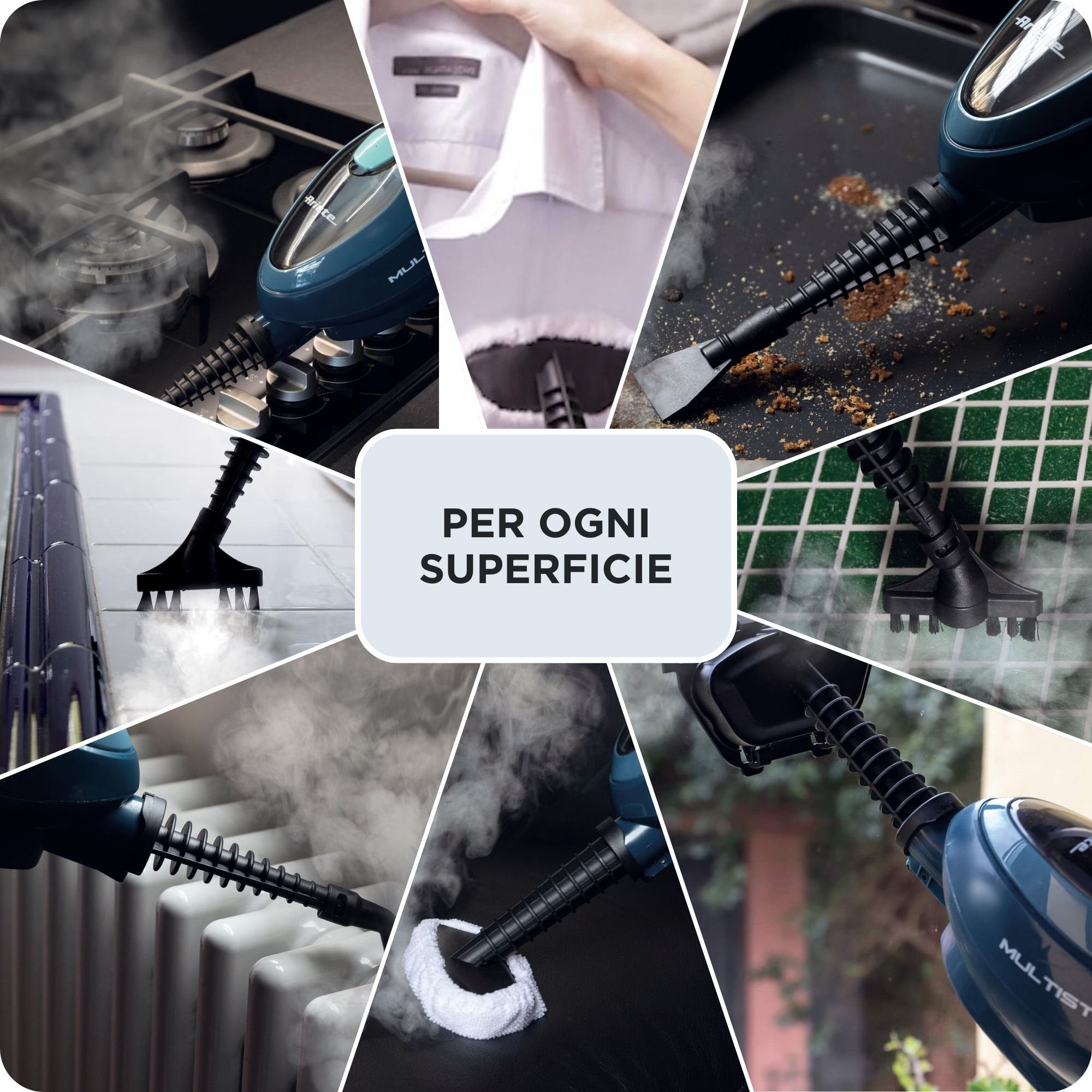 EAN 8003705124233 - Ariete 00P416406AR0 limpiador a vapor Fregona a vapor 0,35 L 1500 W Azul imagen 5