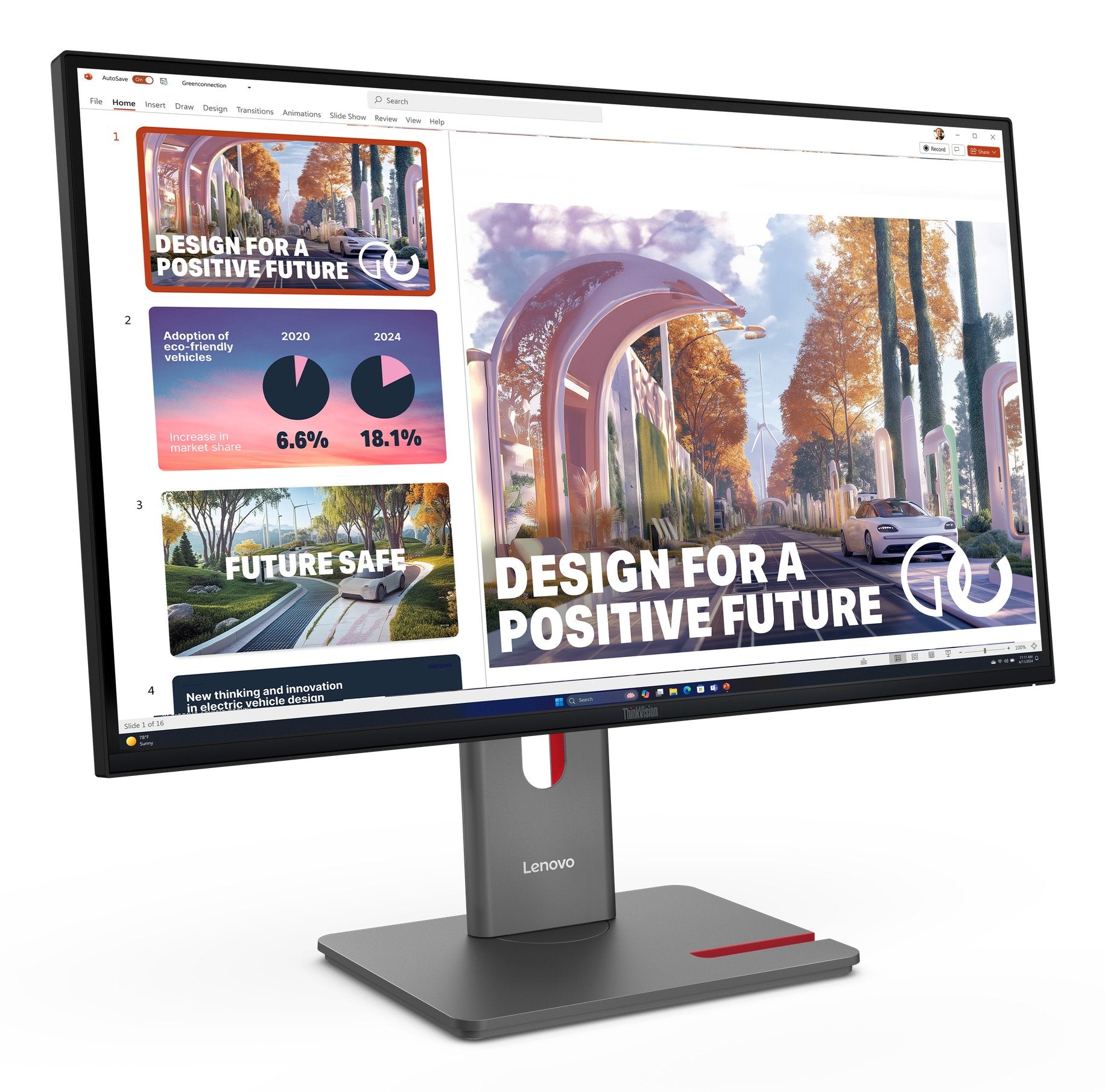 Thinkvision P27qd-40 27in Wled