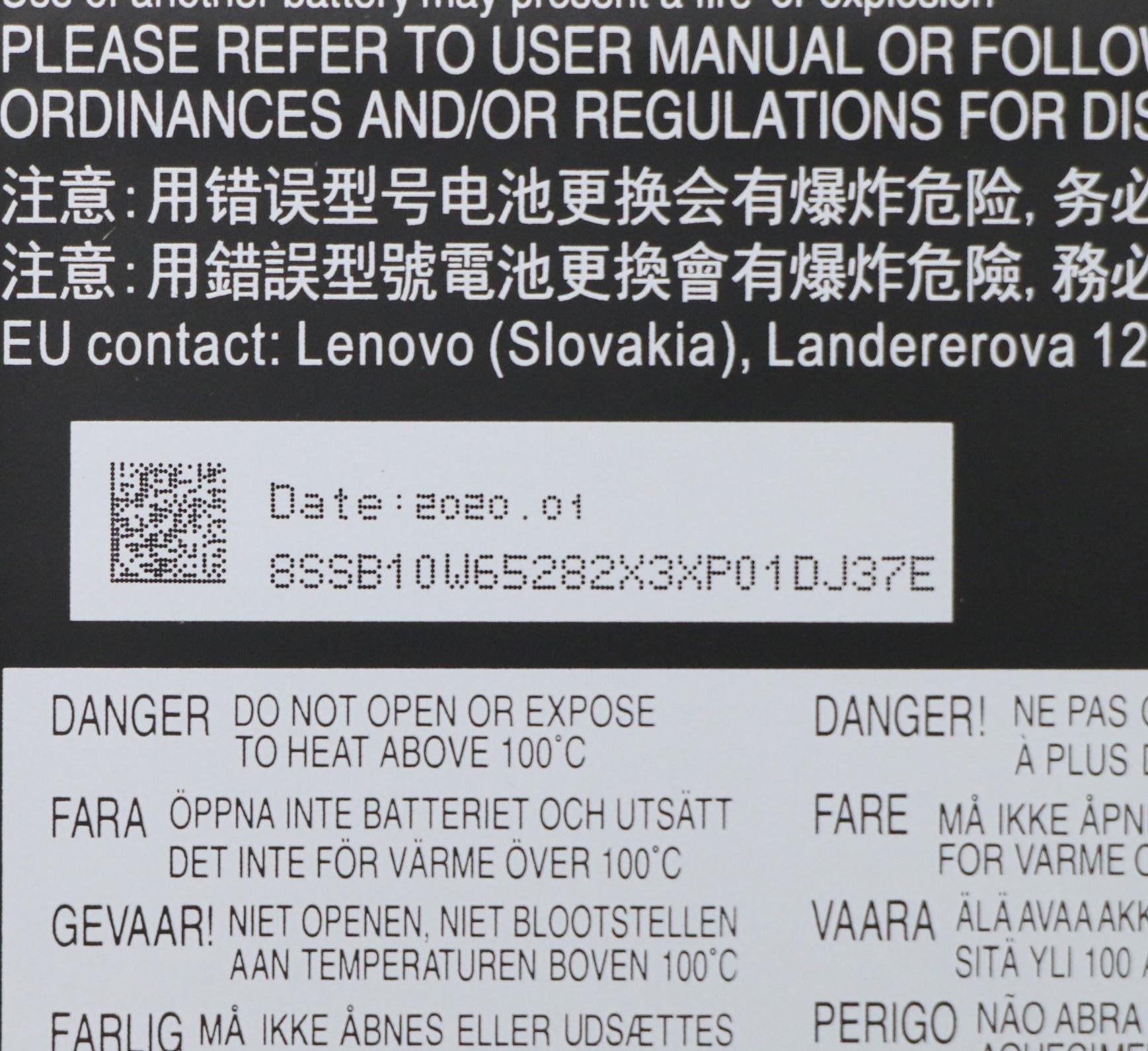 EAN 5704174824541 - Lenovo 5B10W65297 refacción para laptop Batería imagen 4