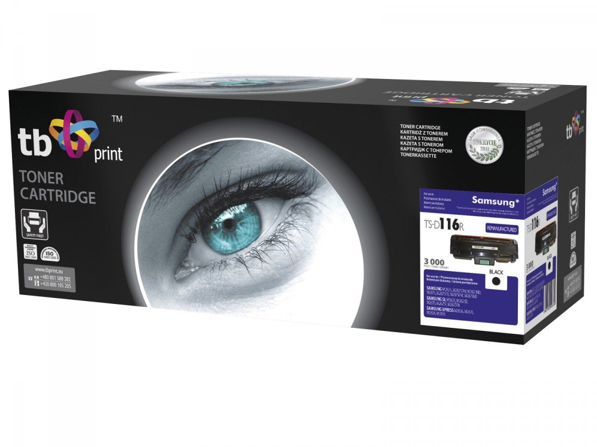 Toner Para Samsung Mlt-D 116l Ts-D116ro Bk Rem.