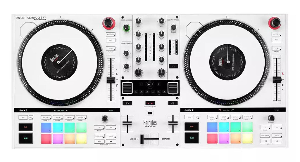 Hercules Djcontrol Impulse T7, White