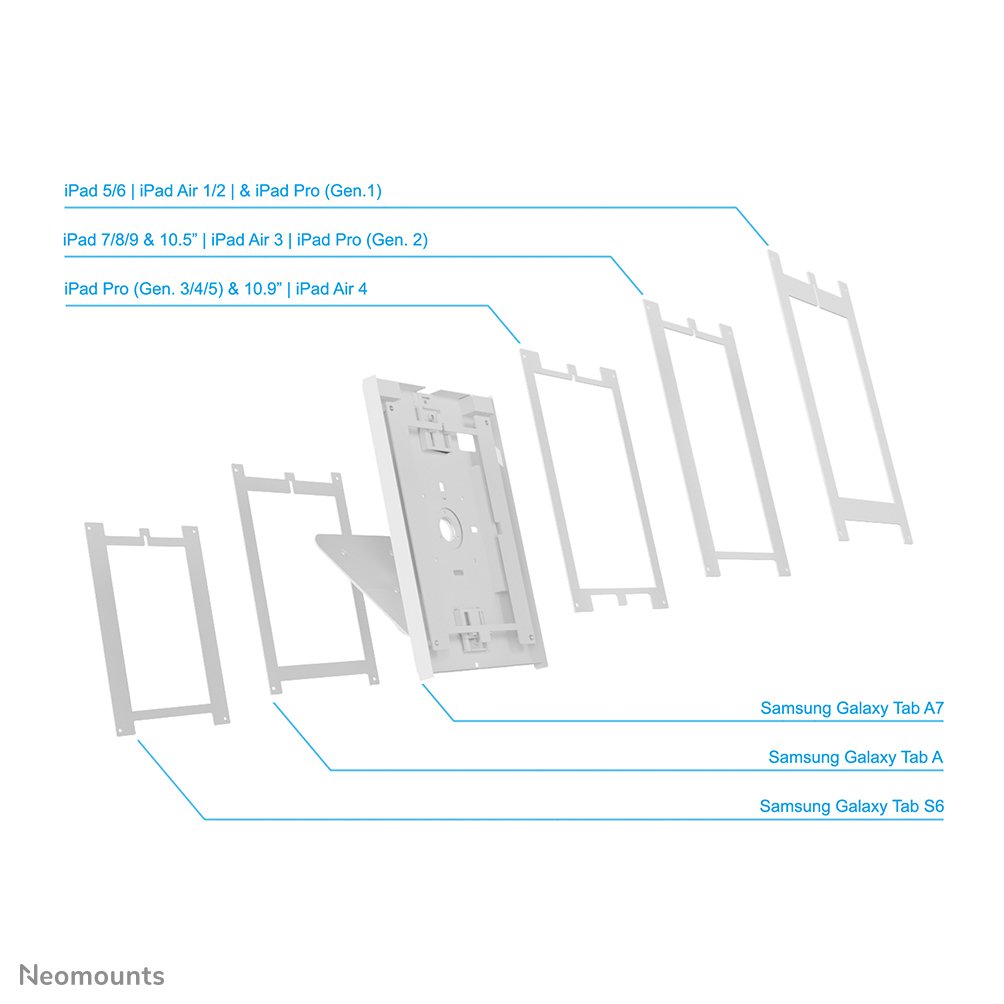 EAN 8717371449339 - Neomounts DS15-630WH1 soporte de seguridad para tabletas 27,9 cm (11") Blanco imagen 12