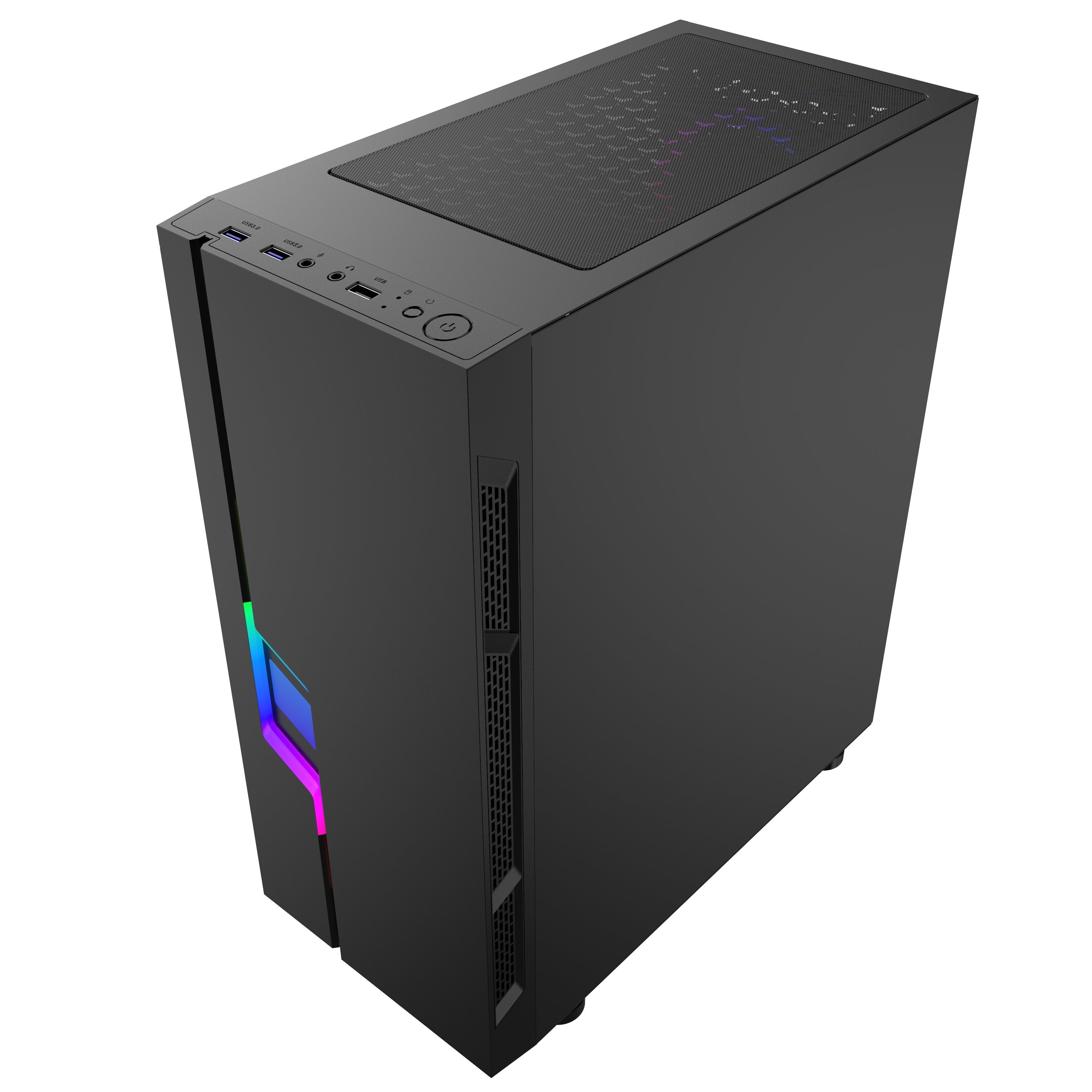 EAN 8716309114202 - Gembird Fornax 2000 RGB Midi Tower Negro imagen 5