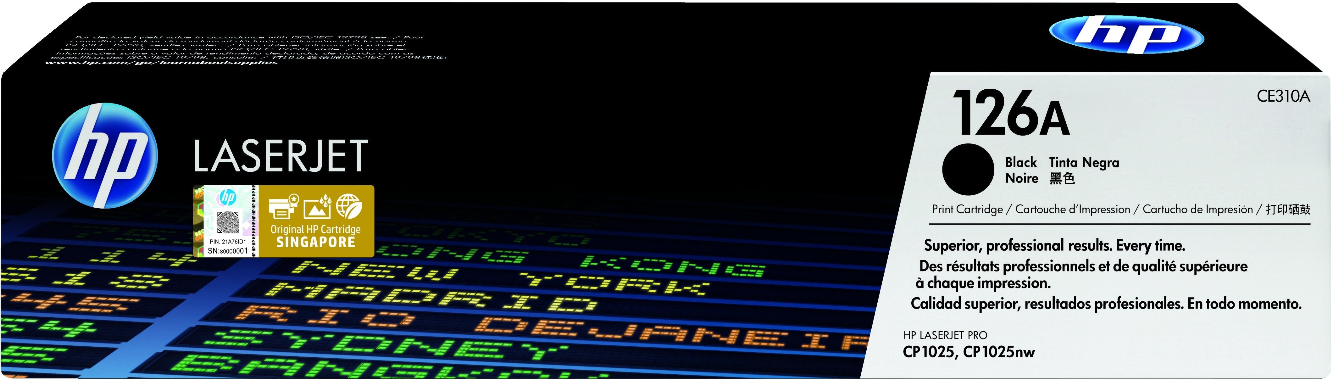 Tóner Original Hp 126a Negro Ce310a