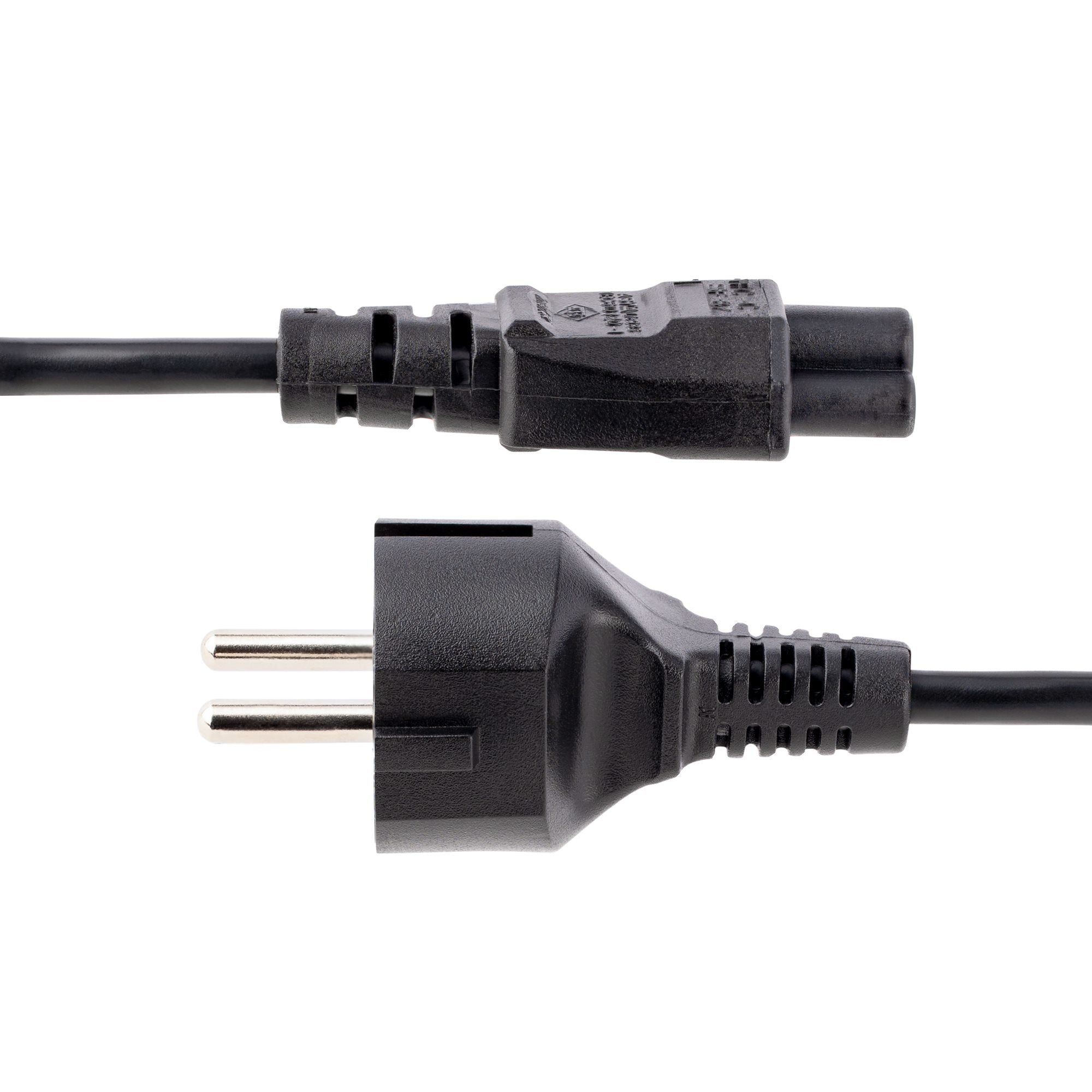 EAN 0065030894340 - StarTech.com 753E-3M-POWER-LEAD cable de transmisión Negro CEE7/7 C5 acoplador imagen 3