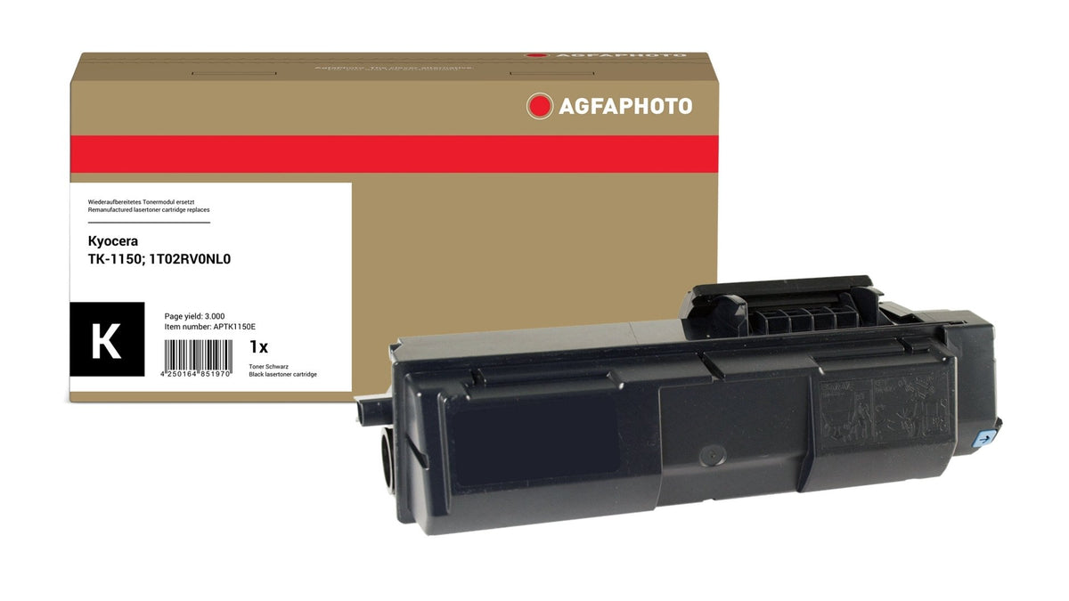EAN 4250164851970 - AgfaPhoto APTK1150E cartucho de tóner 1 pieza(s) Compatible Negro imagen 1