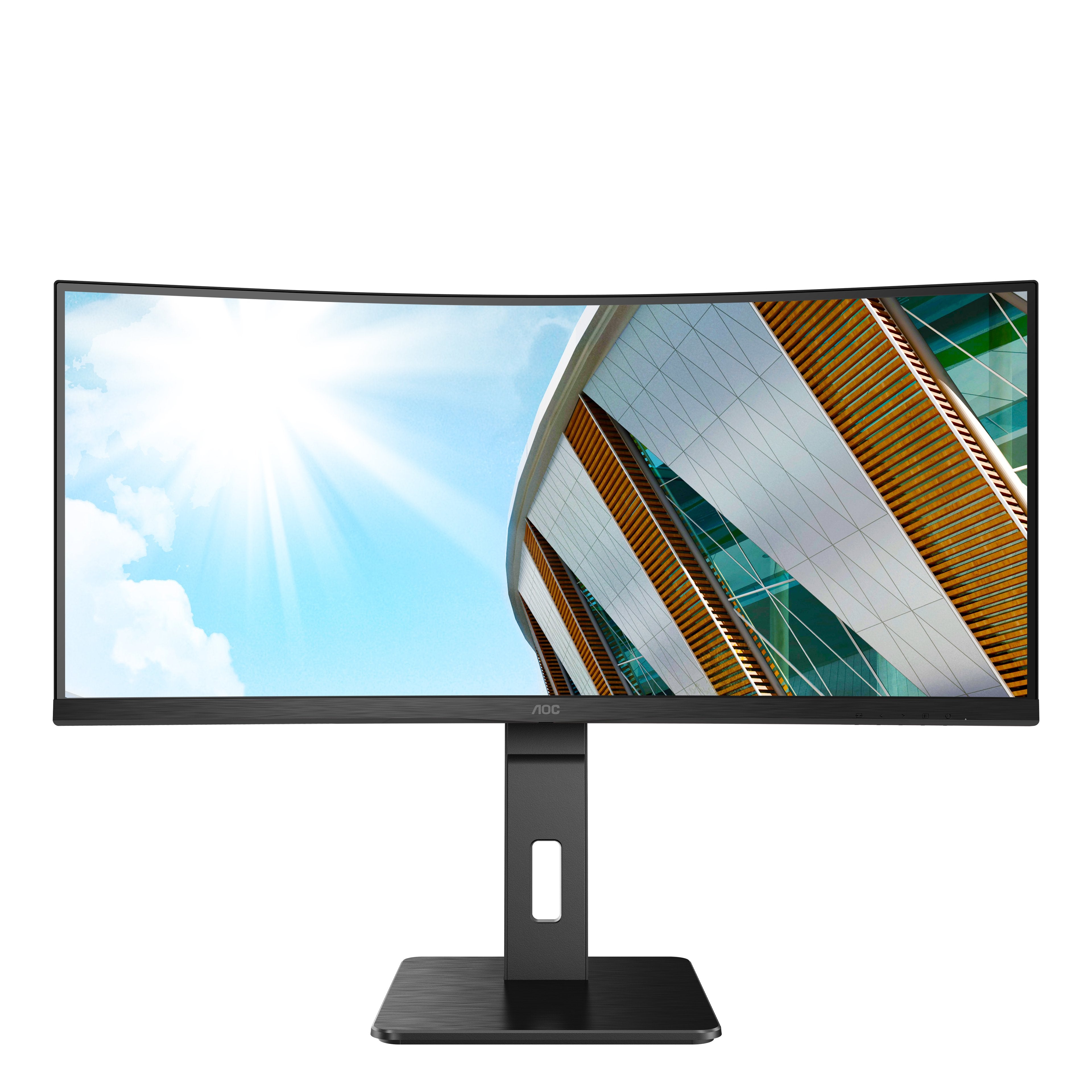 EAN 4038986118224 - AOC P2 CU34P2A pantalla para PC 86,4 cm (34") 3440 x 1440 Pixeles Quad HD LED Negro imagen 3