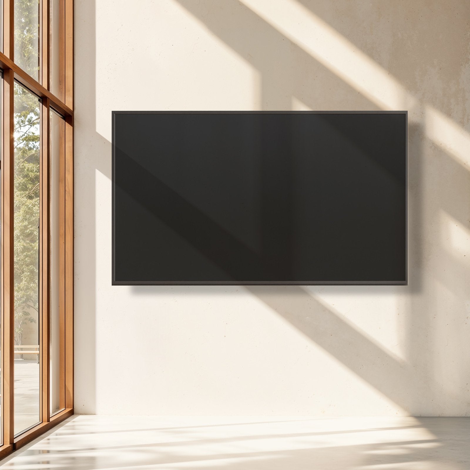 Soporte Fijo Pared Pantallas 37"-80", Negro