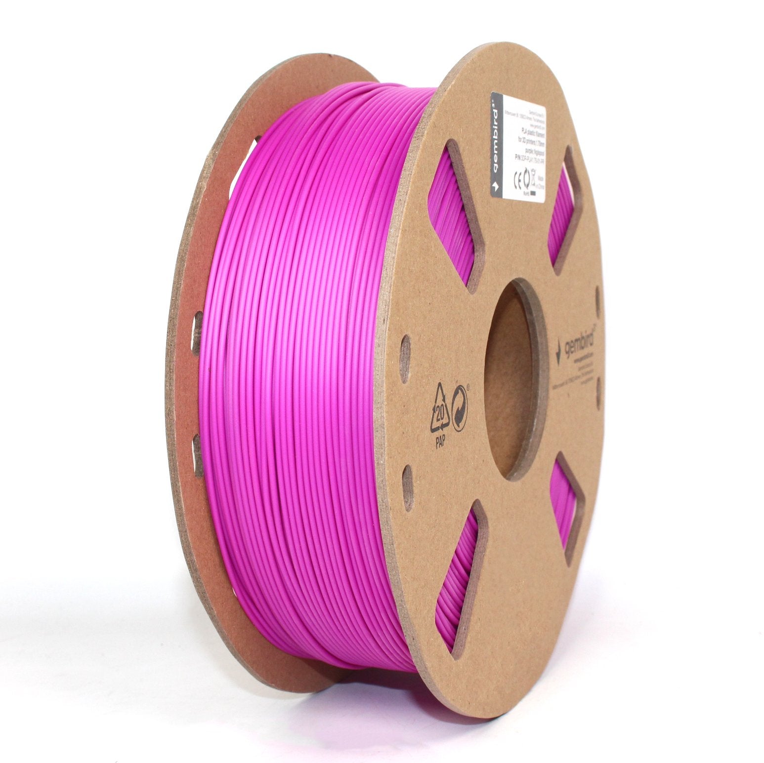 EAN 8716309094696 - Gembird 3DP-PLA1.75-01-PR material de impresión 3d Ácido poliláctico (PLA) Púrpura 1,4 kg imagen 2