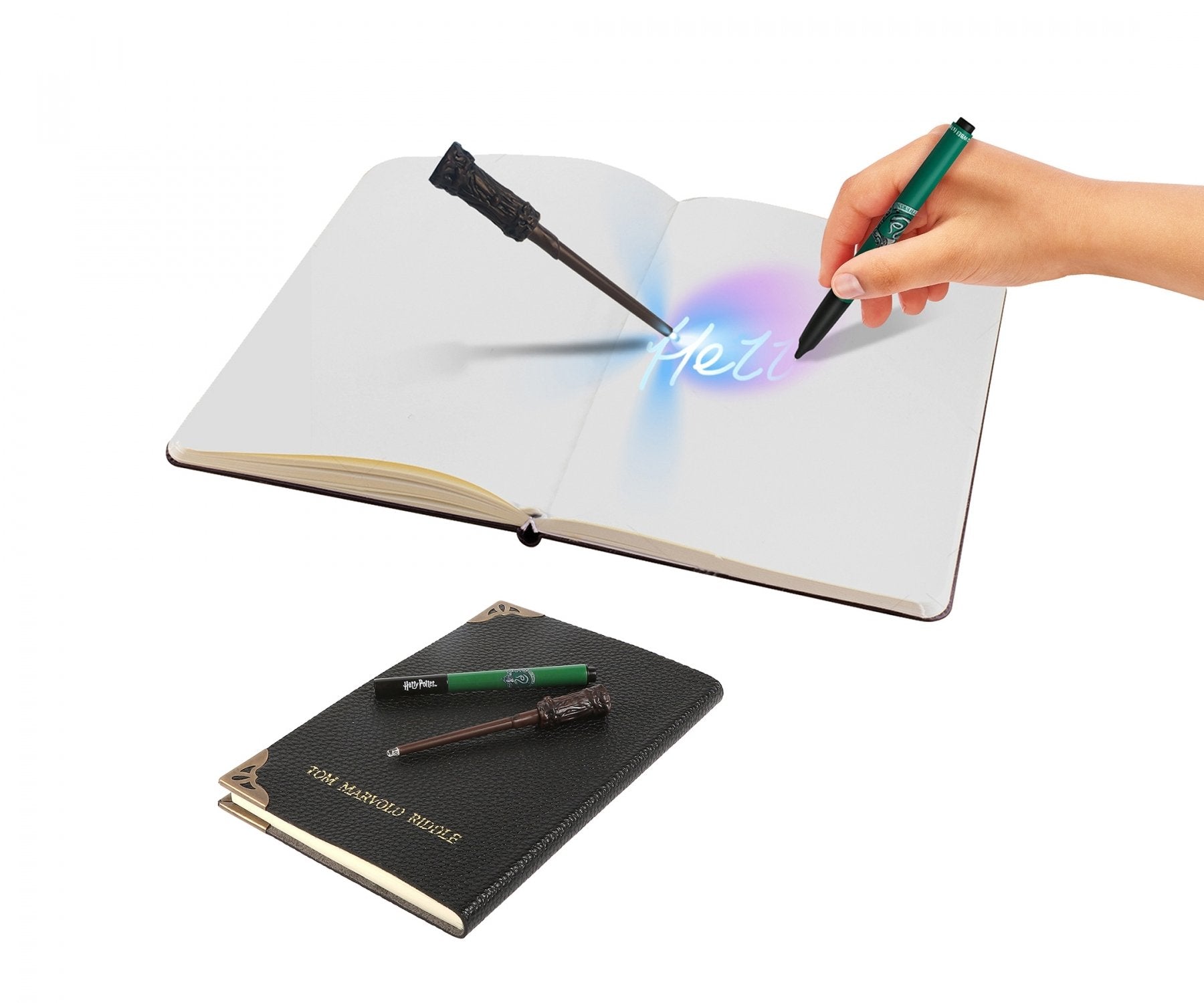 Jada Toys Harry Potter Tom Riddle'S Diar Cuaderno Y Block Negro