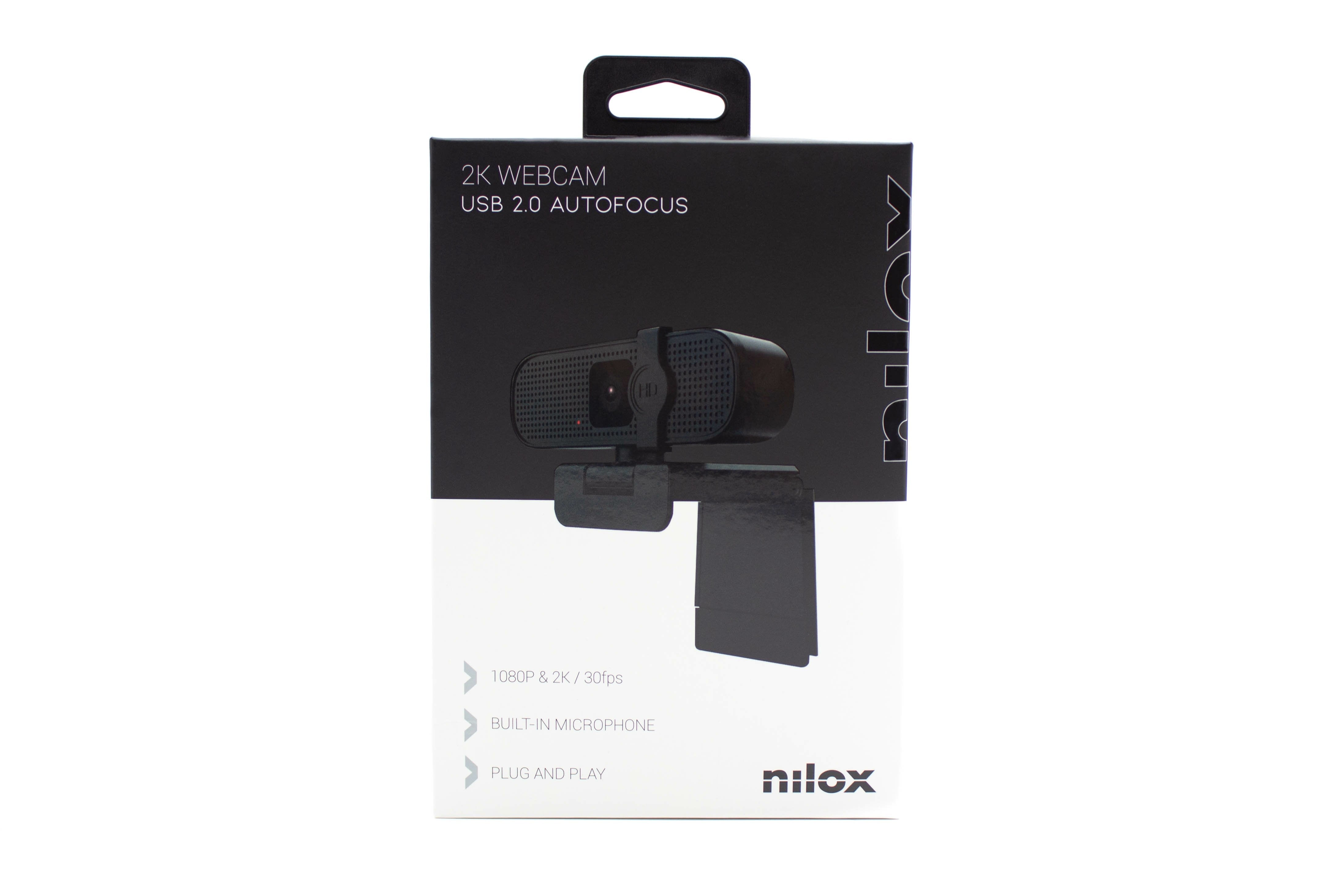 Webcam Nilox Nxwca01 Fhd 1080p Con Microfono Enfoque Automatico