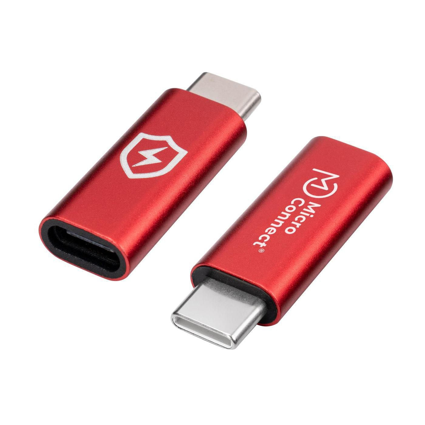 Microconnect Mc-Ccadap-Sc Cambiador De Género Para Cable Usb C Rojo