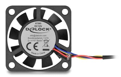 EAN 4043619672936 - DeLOCK 67293 sistema de refrigeración para ordenador Carcasa del ordenador Ventilador 4 cm Negro 1 pieza( imagen 1