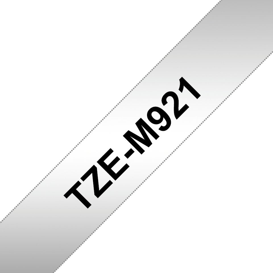 EAN 4977766750745 - Brother TZE-M921 cinta para impresora de etiquetas Negro sobre metálico imagen 1