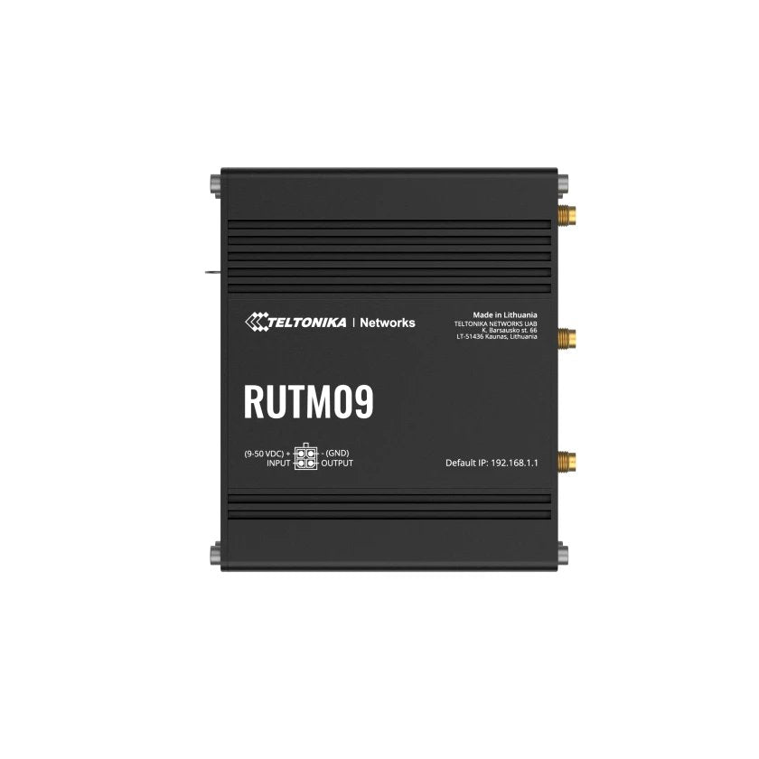 EAN 4779051840472 - Teltonika RUTM09 router Gigabit Ethernet Negro imagen 1