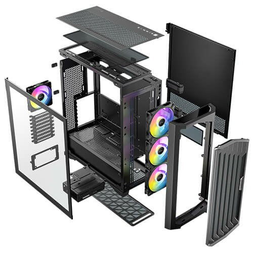 EAN 0761345100892 - Antec Performance 1 FT ARGB Full Tower Negro imagen 17