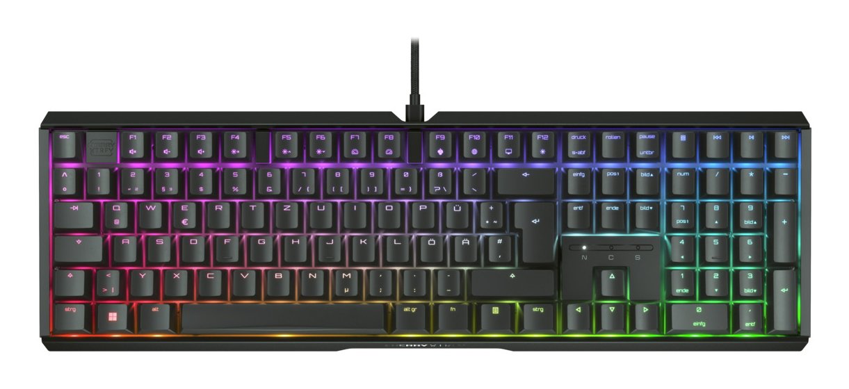 Cherry Xtrfy Mx 3.1, Teclado De Juegos Negro, De-Layout, Cherry Mx2a Brown G80-3890liade-2