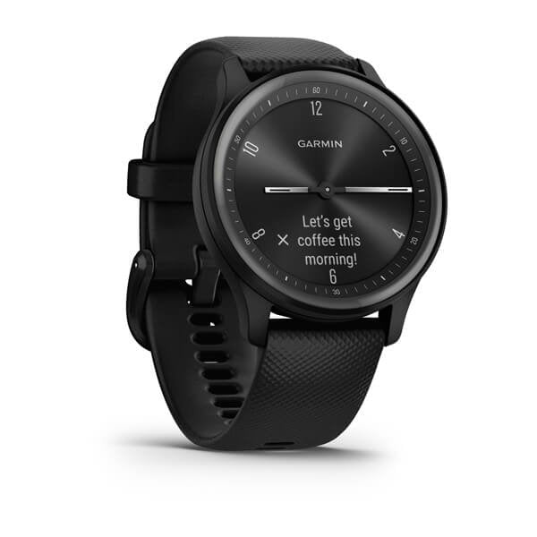 Smartwatch Garmin Vivomove Sport Notificaciones Frecuencia Cardíaca Gps Negro Pizarra