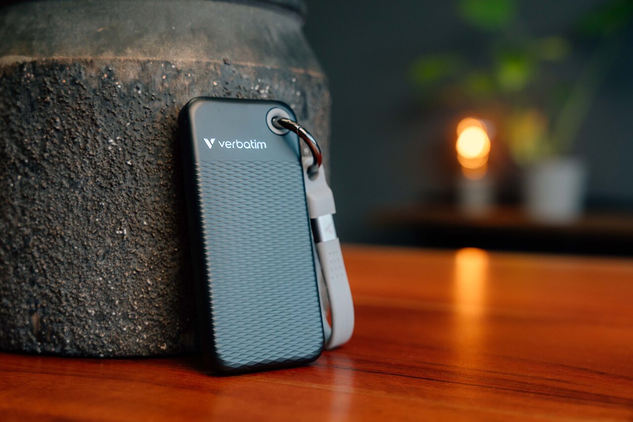 Verbatim Ssd 512gb, Usb 3.2, Tipo-C, Pocket, Negro/Gris