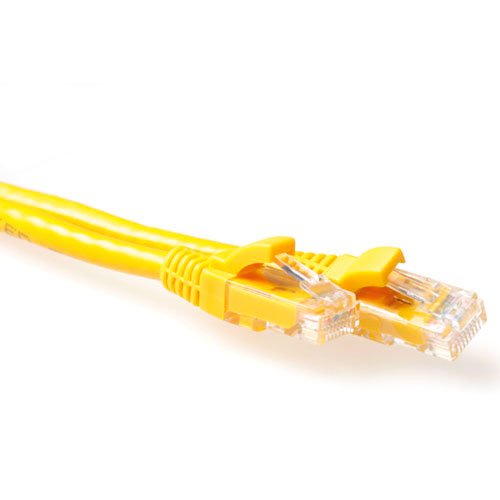 Amarillo 1.5 Meter U Utp Cat6 Patch Cable Snagless With Rj45 Connectors