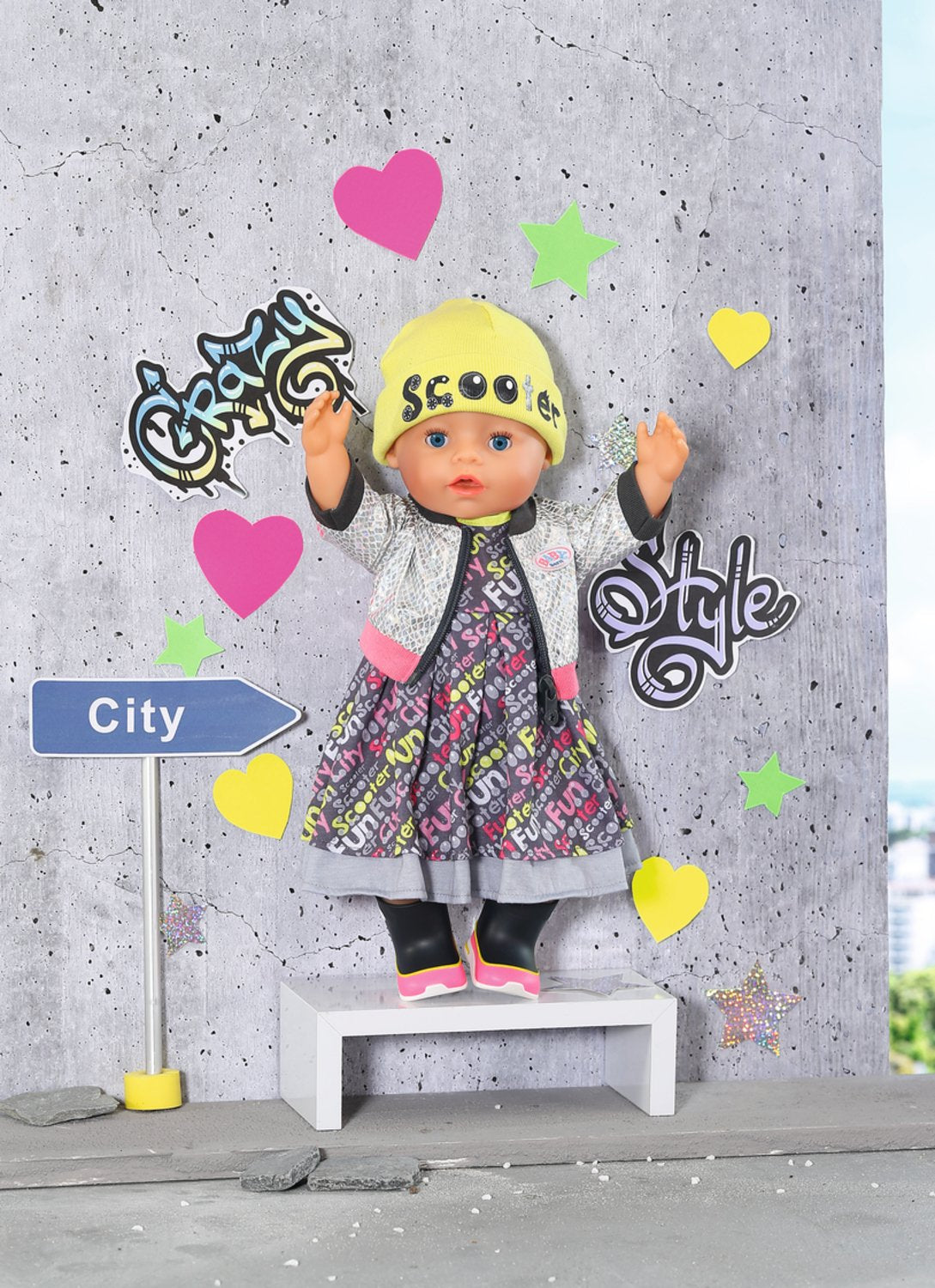 Accesorios Para Muñecas Zapf Creation Baby Born® City Deluxe Style 43 Cm, 830208