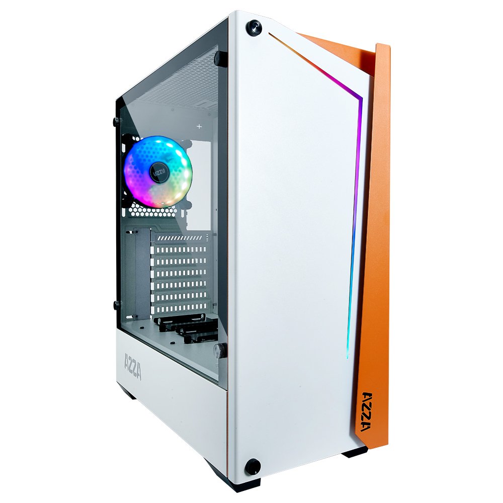Caja Pc Azza Apolo 430w-Df2 Gaming Vidrio Templado