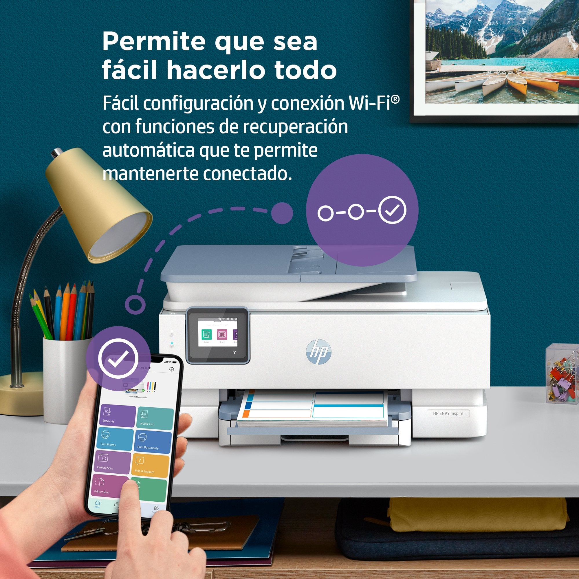 EAN 0195697709593 - HP ENVY Inspire 7921e AiO Printer Inyección de tinta térmica A4 4800 x 1200 DPI 15 ppm Wifi imagen 8