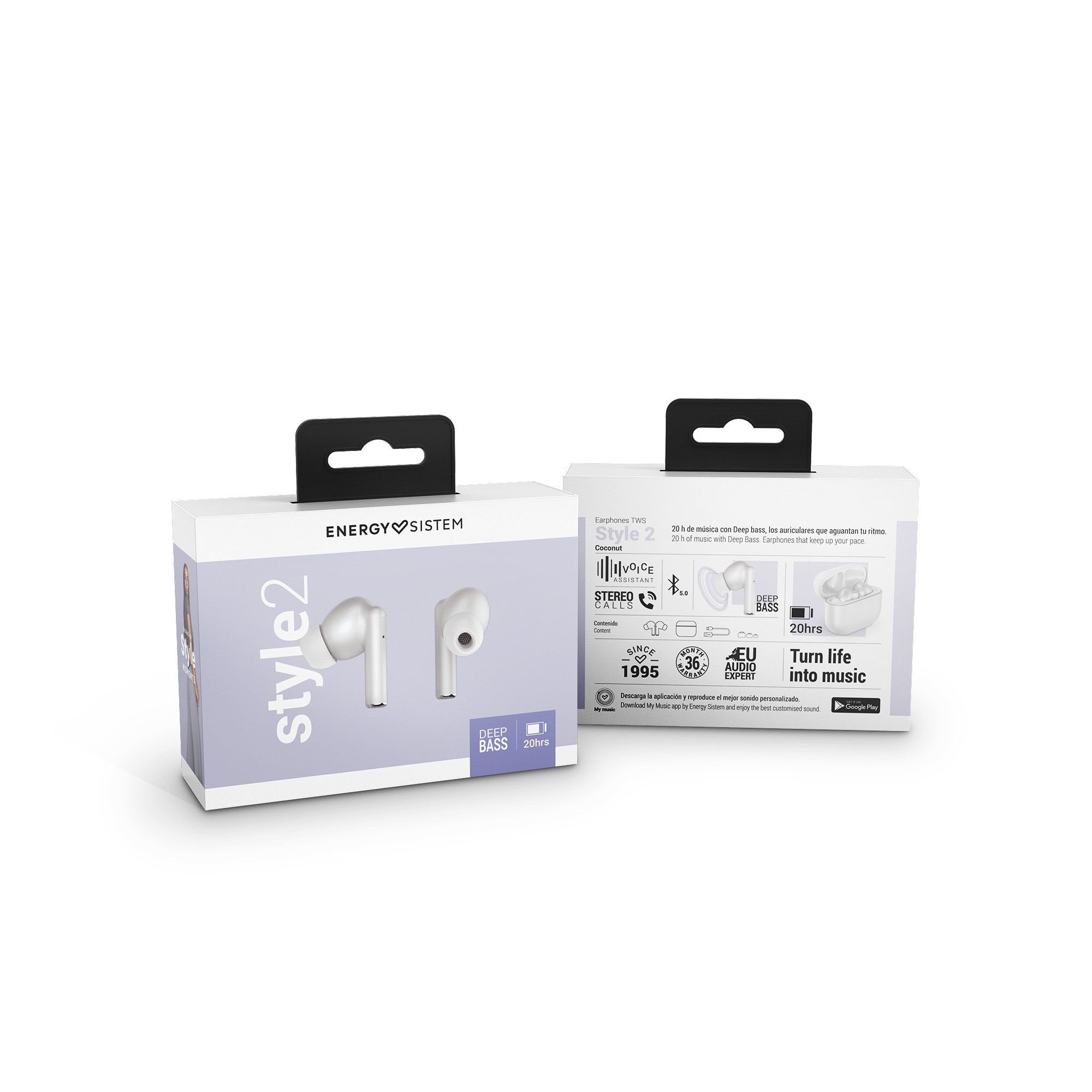 EAN 8432426451722 - Energy Sistem Style 2 Auriculares True Wireless Stereo (TWS) Dentro de oído Llamadas/Música Bluetooth Bla imagen 7