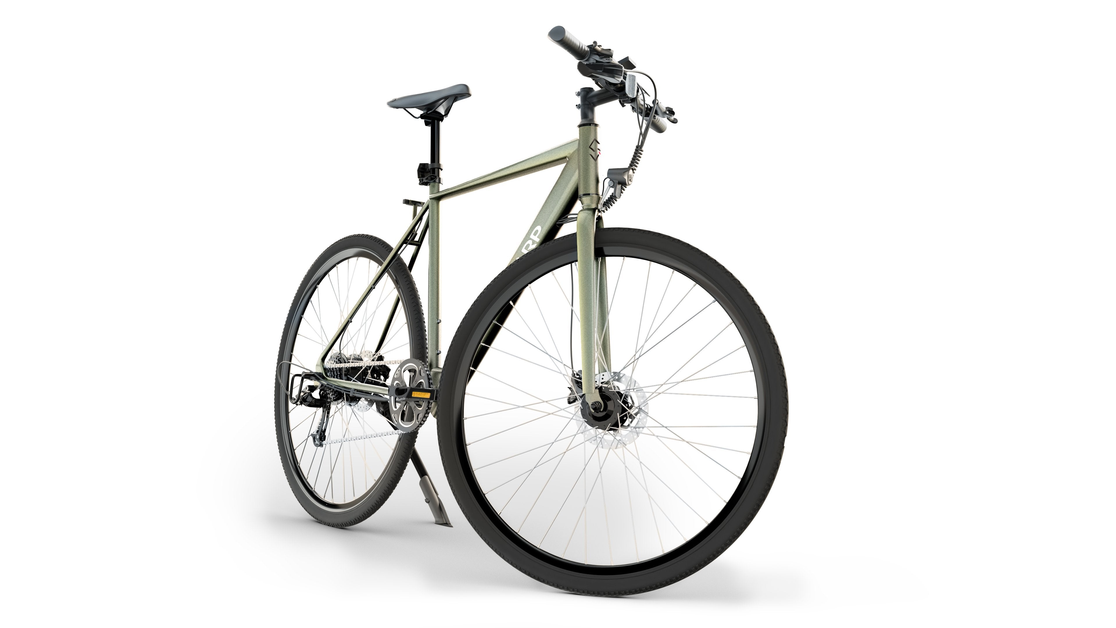 Sharp Gravel E-Bike 250w Motor App 70km GrN Glanz