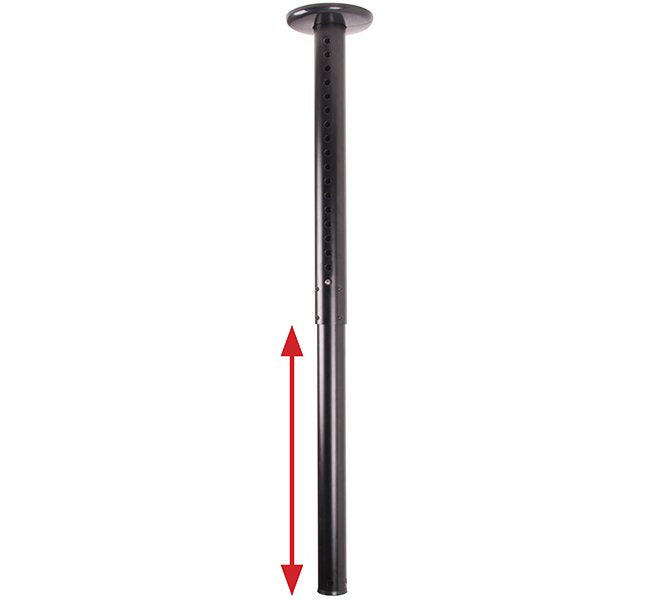 System 2 - Ceiling Mount With 50mm Adjustable Extension Pole -