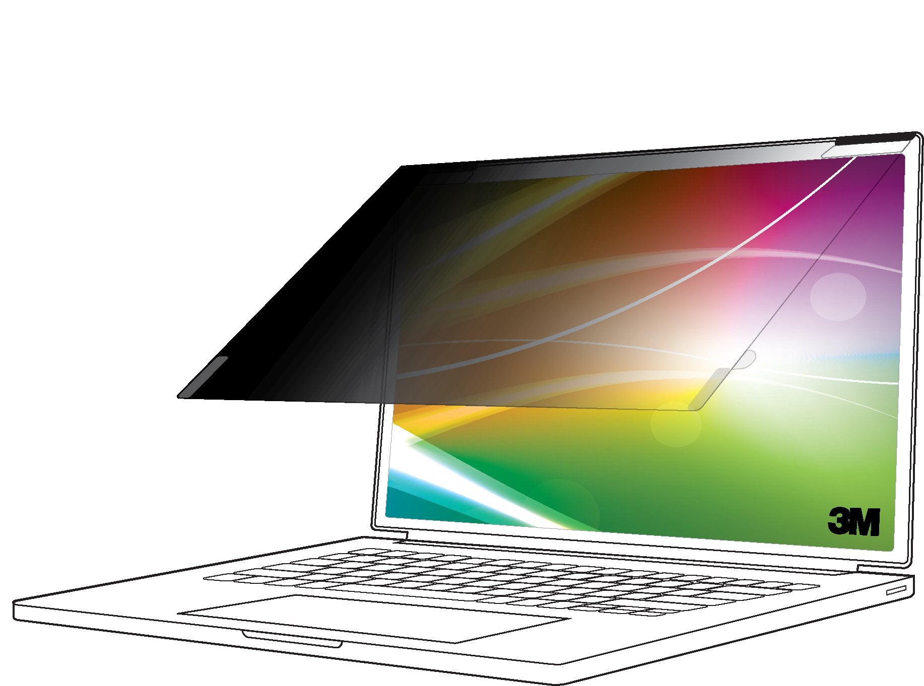 3m Filtro Privacidad Bright Screen Dell Xps 16, 16:10, Bpnde007