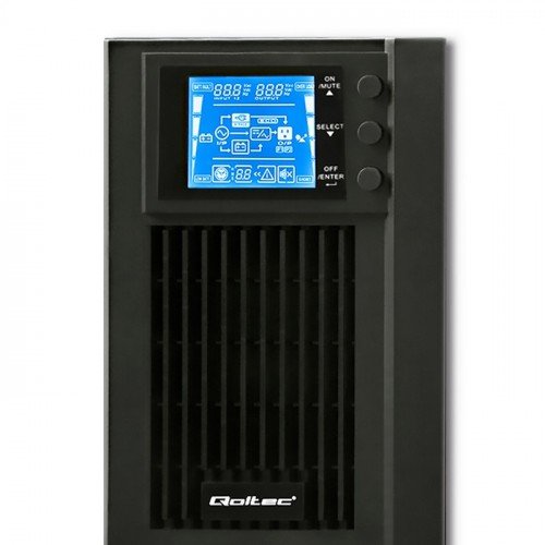 EAN 5901878530420 - Qoltec 53042 sistema de alimentación ininterrumpida (UPS) Doble conversión (en línea) 1 kVA 800 W 2 salid imagen 10