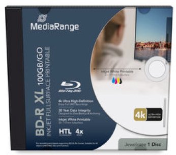 EAN 4260664876090 - MediaRange MR520 disco blu-ray lectura/escritura (BD) BD-R 100 GB 1 pieza(s) imagen 1